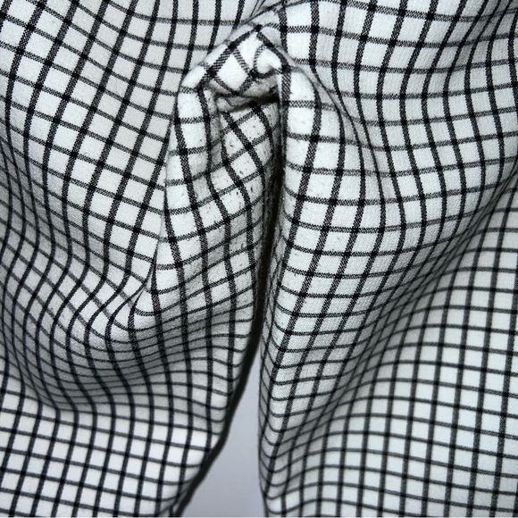 CAbi Black and White Grid Men's Dress Pants - Picture 3 of 5